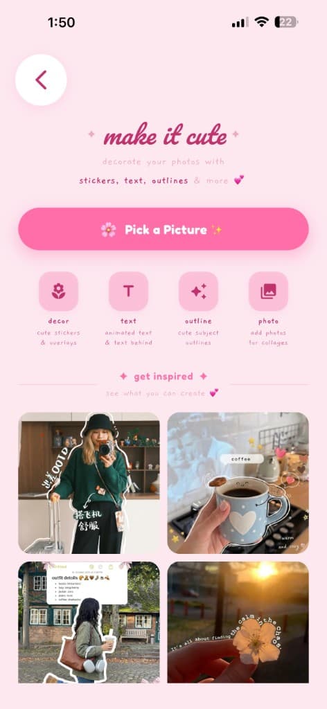 One More Please Creative Studio screen